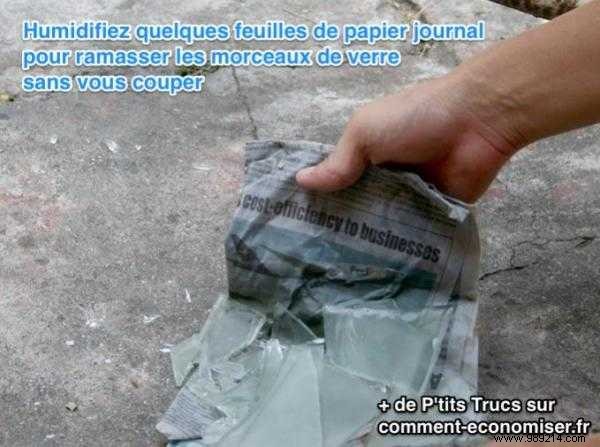 How to Safely Dispose of Broken Glass: The Proven Newspaper Trick