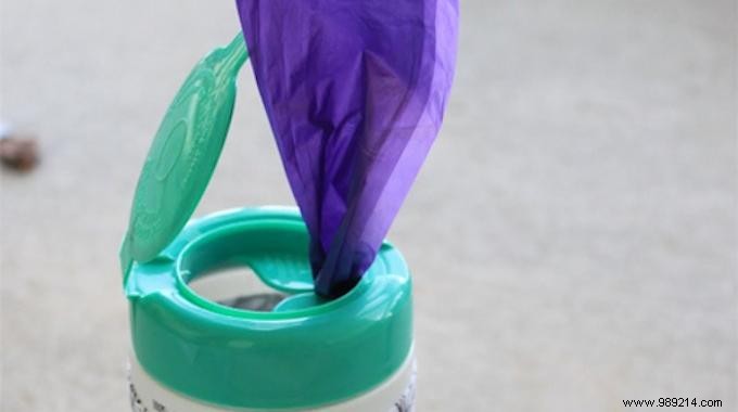 Easy DIY Plastic Bag Dispenser: Repurpose an Empty Wipes Box