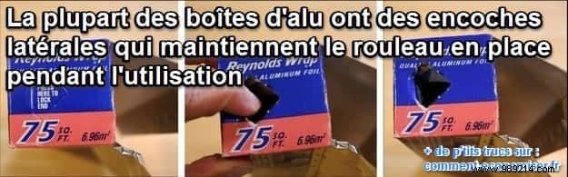 Simple Built-In Trick to Keep Aluminum Foil Secure in Its Box