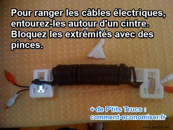 Simple Hanger Hack: Organize Home Cables Effortlessly