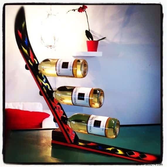 18 Ingenious Ways to Upcycle Old Skis Into Stylish Home and Garden Features
