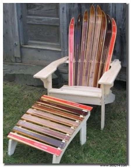 18 Ingenious Ways to Upcycle Old Skis Into Stylish Home and Garden Features