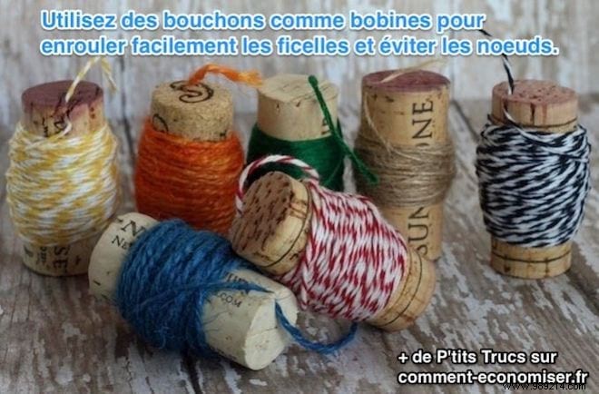 Grandma s Ingenious Wine Cork Hack: Organize Strings, Ribbons, and Threads Knot-Free