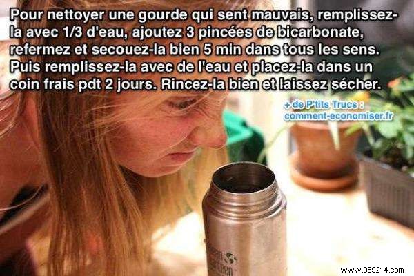 How to Deep Clean Your Water Bottle and Eliminate Stubborn Odors with Baking Soda