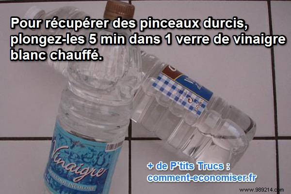 Revive Hardened Paint Brushes with White Vinegar: A Proven DIY Trick