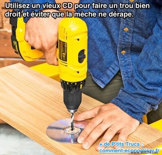 Drill Perfectly Straight Holes: Simple CD Guide Hack for DIYers