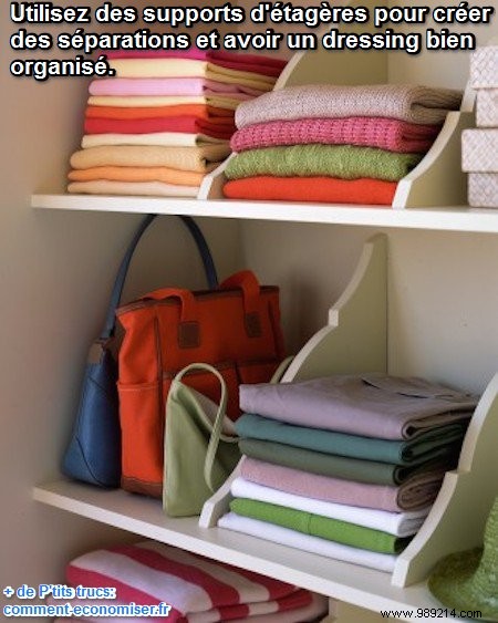 Genius DIY Closet Hack: Custom Shelf Dividers for Effortless Organization