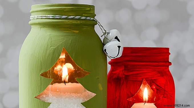 Transform Glass Jars into Stunning Christmas Tealight Holders: Easy DIY Tutorial