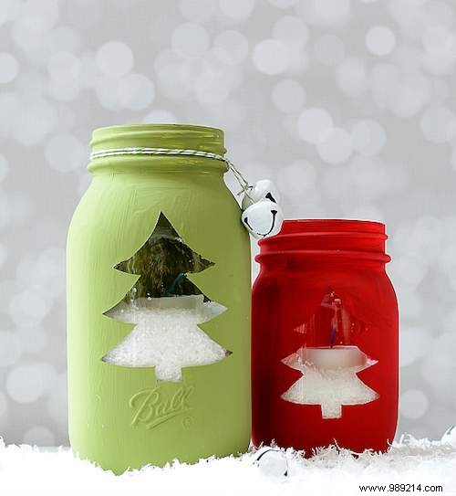 Transform Glass Jars into Stunning Christmas Tealight Holders: Easy DIY Tutorial
