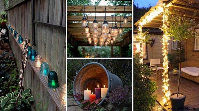 29 Budget-Friendly DIY Garden Lighting Ideas for Magical Summer Nights