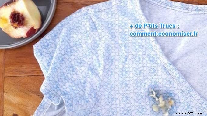 How to Easily Remove Peach Stains from Clothing with Soap and Vinegar