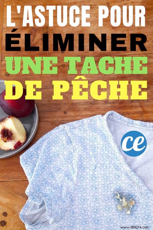 How to Easily Remove Peach Stains from Clothing with Soap and Vinegar