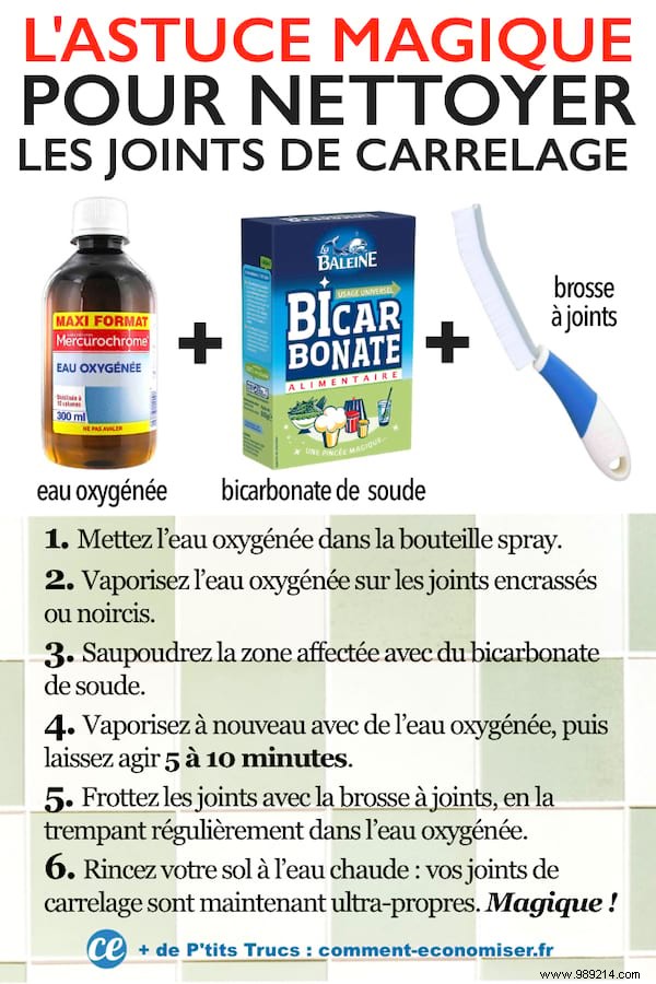 Restore Blackened Tile Grout to Brilliant White Without Bleach: A Proven Natural Method