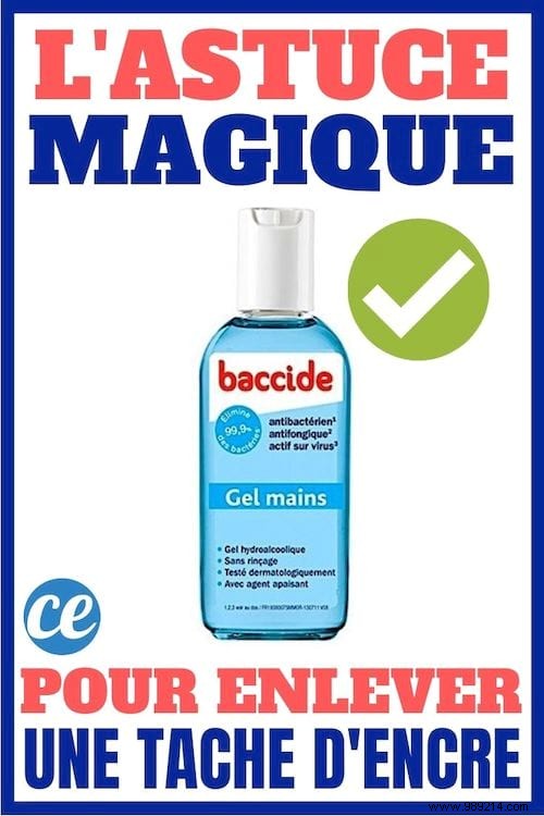 How to Remove Ink Stains from Clothes Using Hand Sanitizer Gel