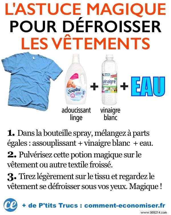 No Iron? Proven Spray Hack to Smooth Wrinkled Clothes in 2 Minutes
