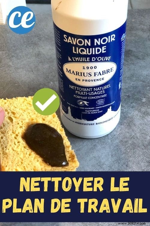 How to Effortlessly Degrease and Disinfect Your Kitchen Countertop with Black Soap