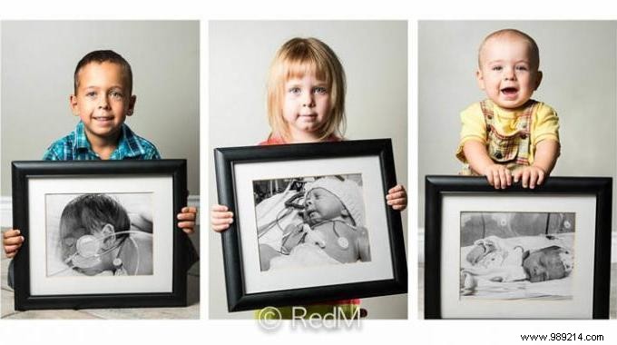 17 Heartwarming Before-and-After Photos of Preemies Holding Their Newborn Pictures