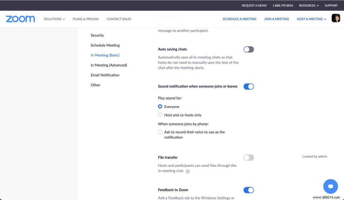 How to Enable or Disable Zoom Audio Notifications for Meeting Joins and Leaves