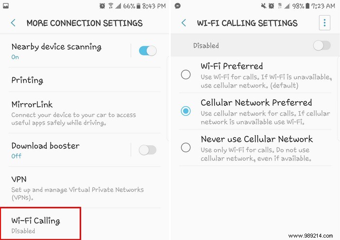 What Is Wi-Fi Calling? How to Enable and Disable It on Android Phones