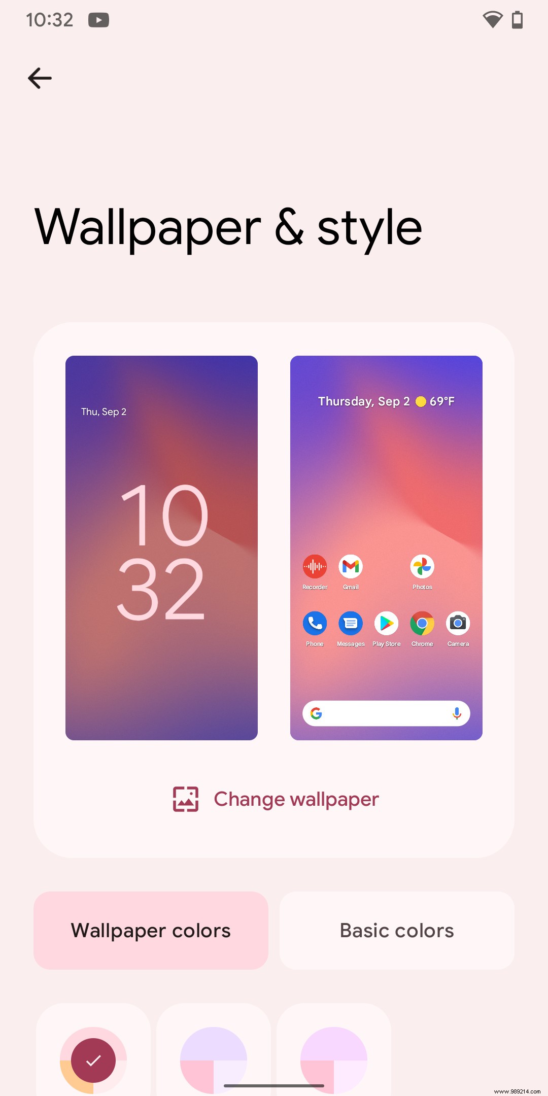 Android 12: Personalize Your Phone with Wallpaper-Matched Color Palettes – Hands-On Guide