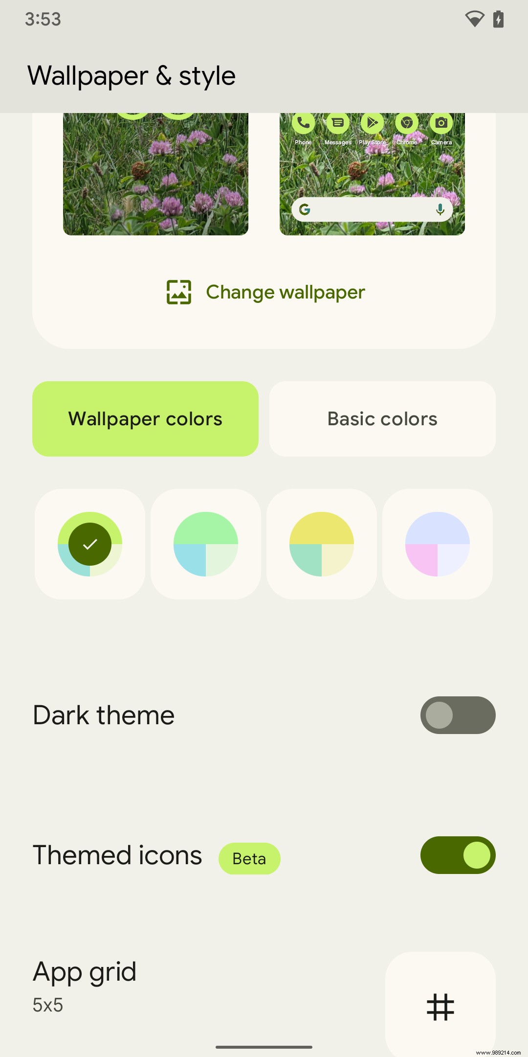 Android 12: Personalize Your Phone with Wallpaper-Matched Color Palettes – Hands-On Guide