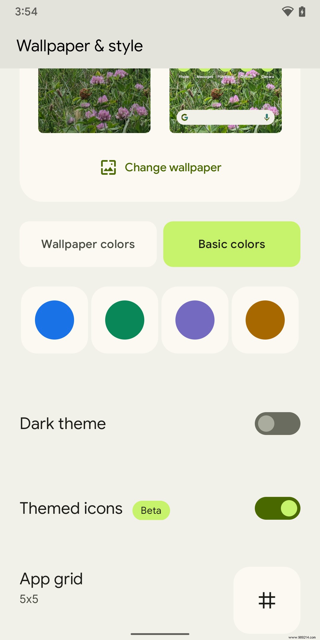 Android 12: Personalize Your Phone with Wallpaper-Matched Color Palettes – Hands-On Guide