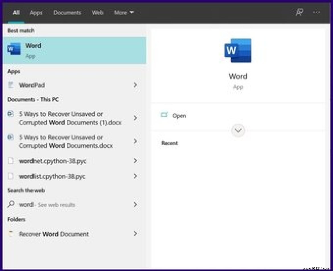 6 Proven Ways to Recover Unsaved Microsoft Word Documents
