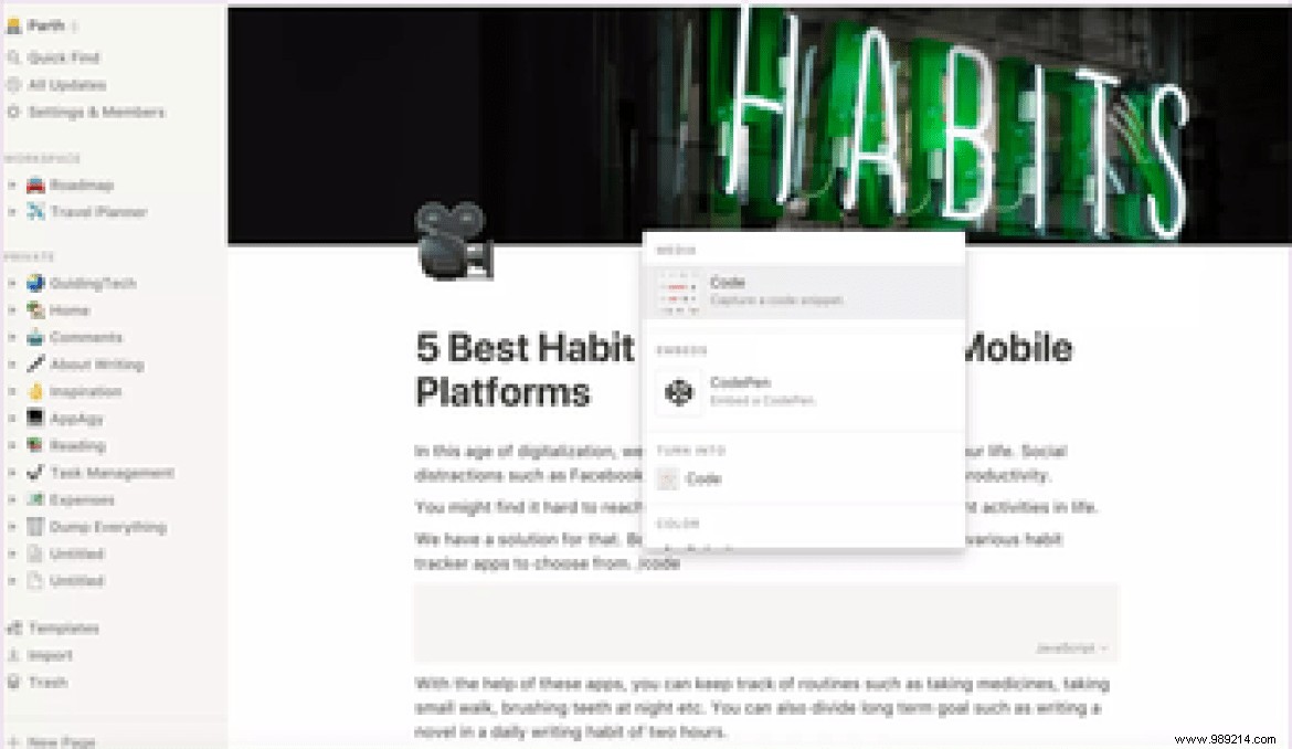 9 Essential Notion Tips and Tricks for Students to Supercharge Productivity