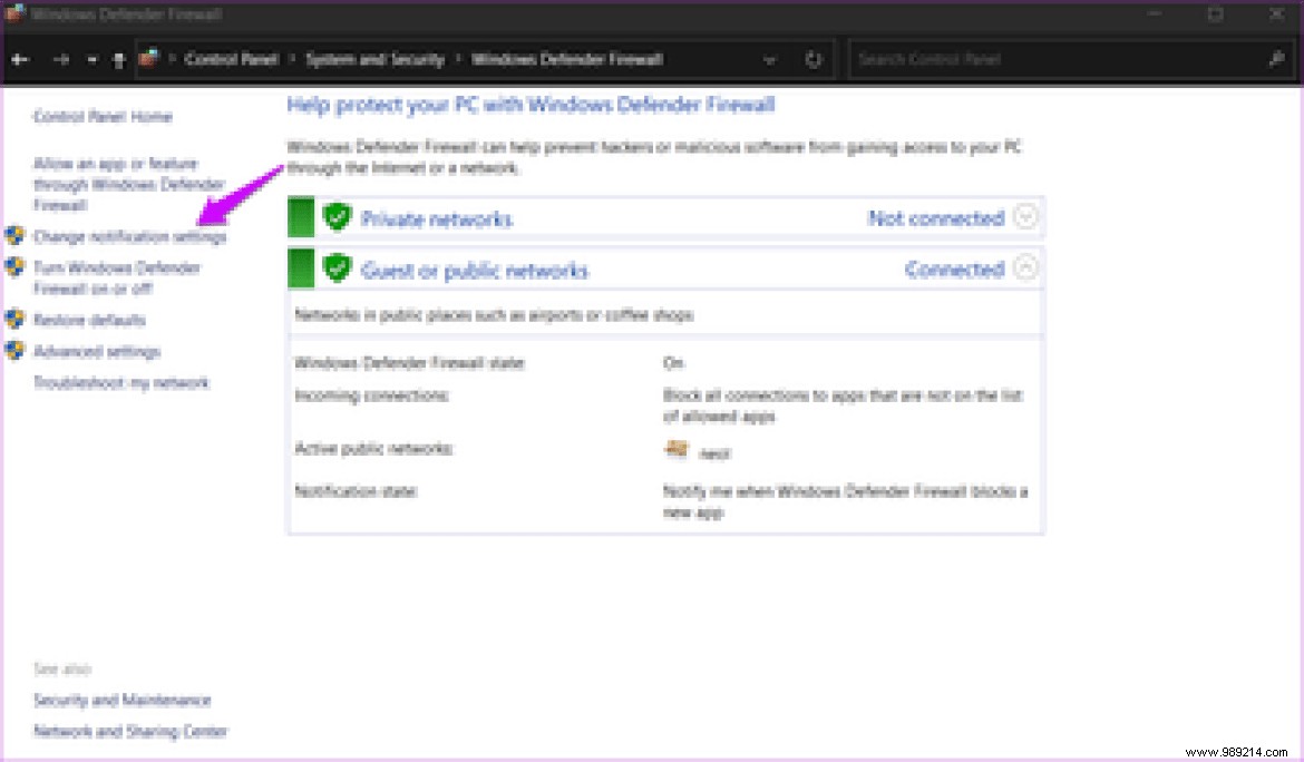 How to Enable or Disable Windows Firewall Notifications in Windows 10: 2 Proven Methods