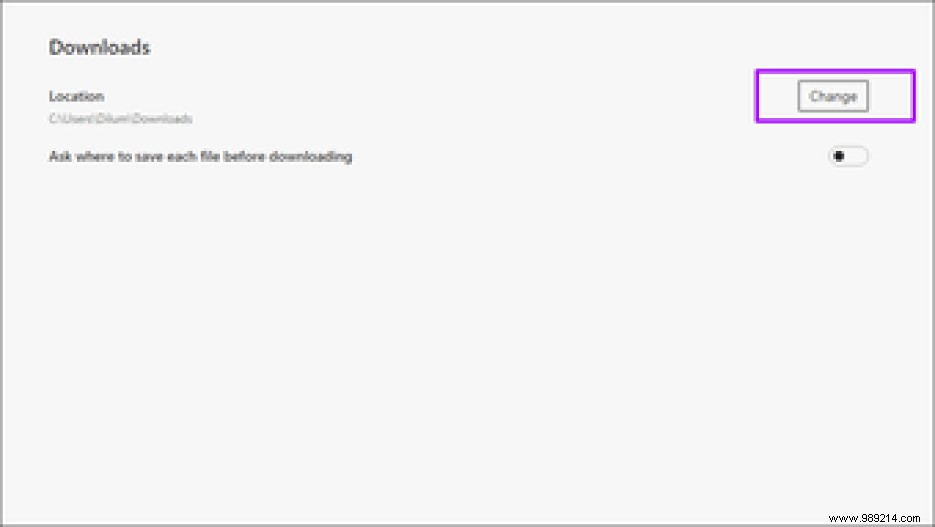 How to Change the Default Download Location in Microsoft Edge (Chromium)
