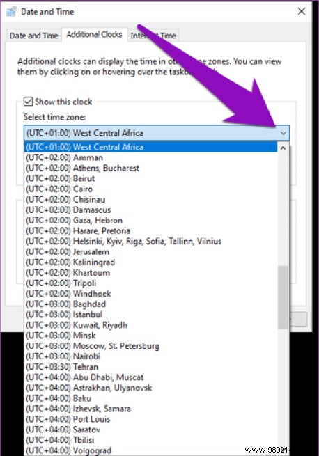 How to Add Multiple Time Zone Clocks to Windows 10: Start Menu and Taskbar Guide