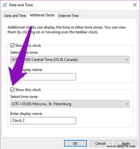 How to Add Multiple Time Zone Clocks to Windows 10: Start Menu and Taskbar Guide
