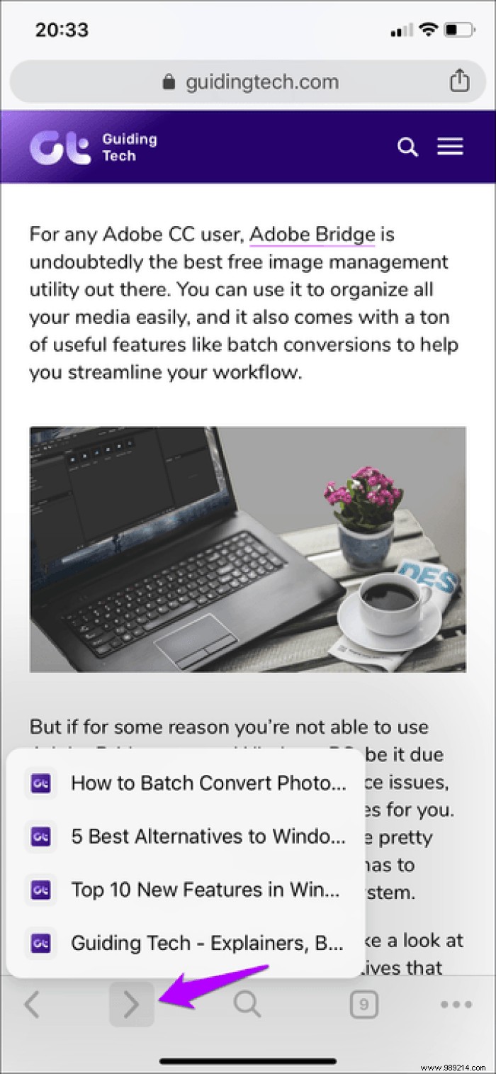 10 Essential Touch Gestures for Chrome on iPhone: Speed Up Your Browsing