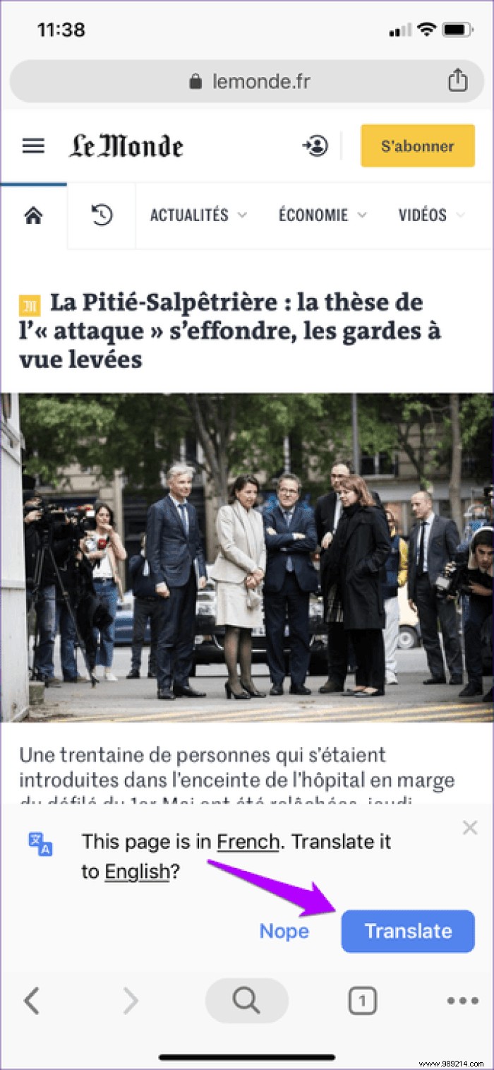 3 Proven Ways to Translate Websites on iPhone and iPad with Safari