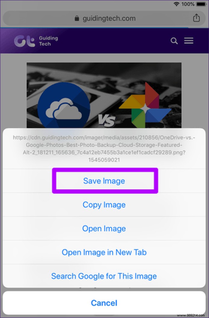 3 Proven Ways to Save Images from Chrome on iPhone and iPad