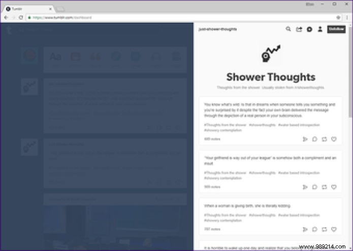 How to Open Tumblr Blogs in New Tabs Instead of the Dashboard Sidebar