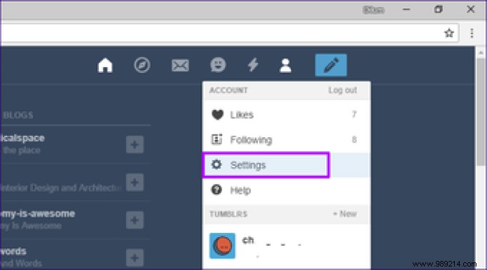 How to Open Tumblr Blogs in New Tabs Instead of the Dashboard Sidebar