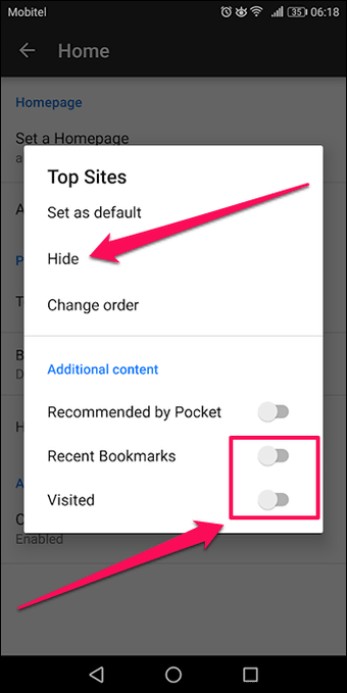 How to Disable Firefox Top Sites and Highlights on Desktop, Android, and iOS