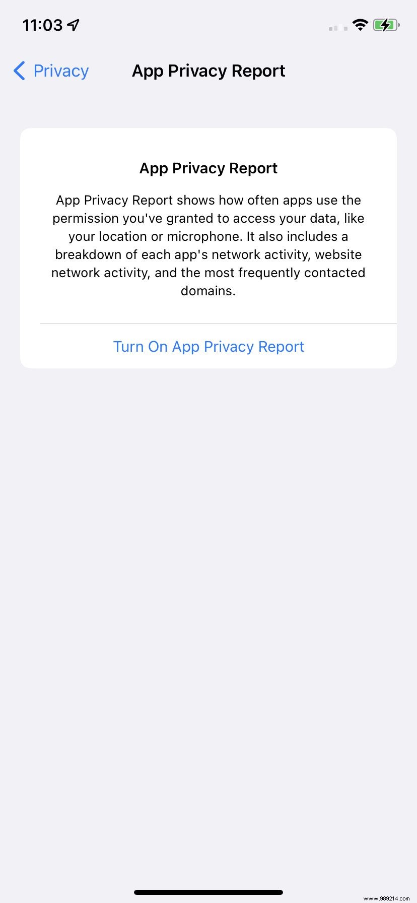 How to Enable and Use iPhone s App Privacy Report on iOS 15.2 and Later