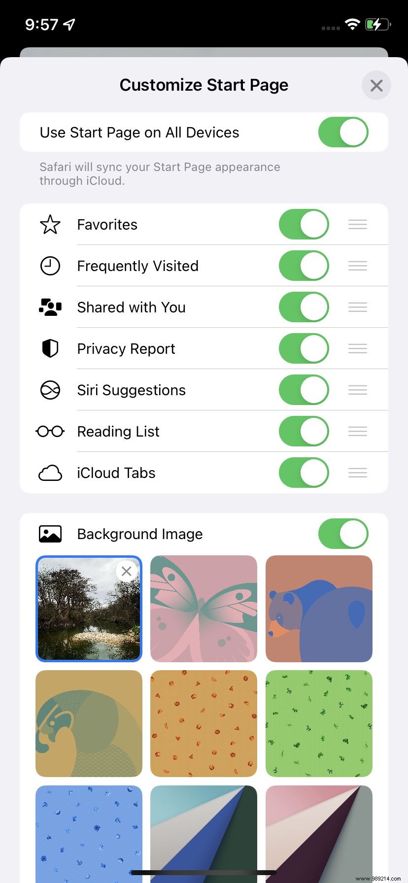 How to Customize Safari s Start Page Background in iOS 15: Simple Step-by-Step Guide