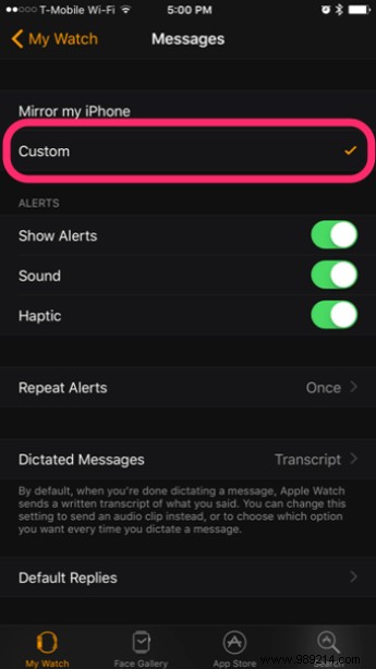 How to Disable Read Receipts on Apple Watch Only (Keep iPhone Settings Intact)