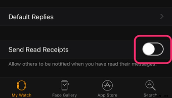 How to Disable Read Receipts on Apple Watch Only (Keep iPhone Settings Intact)