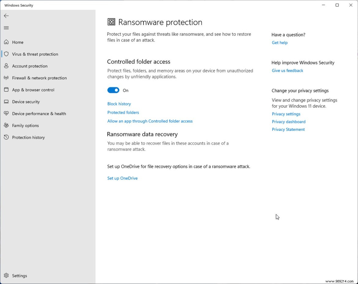 How to Protect Your PC from Ransomware Using Windows Built-in Security Features
