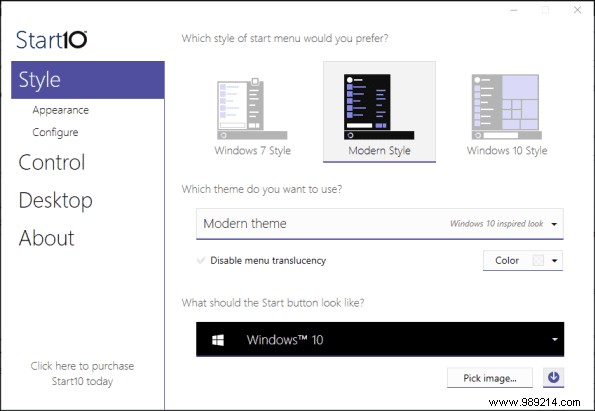Start10: The Premier Customizable Start Menu Alternative for Windows 10