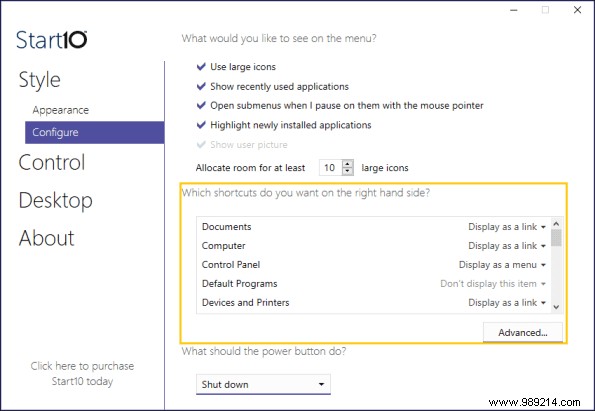 Start10: The Premier Customizable Start Menu Alternative for Windows 10