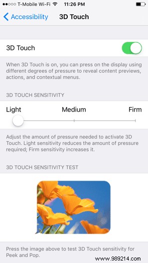 How to Adjust 3D Touch Sensitivity on iPhone 6s: Step-by-Step Guide