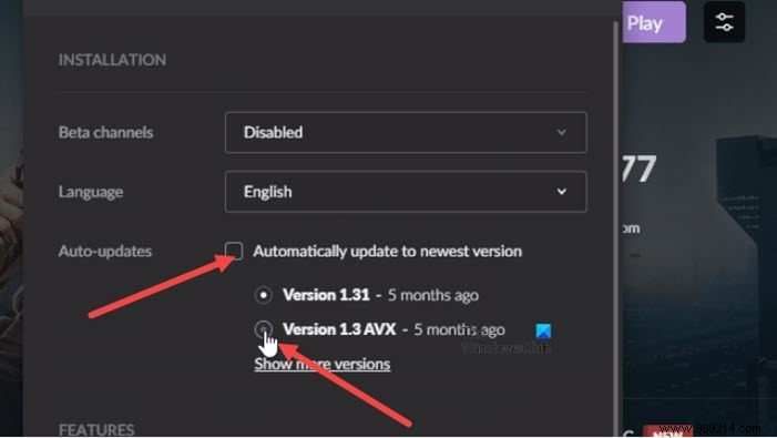 How to Downgrade or Revert to a Previous GOG Galaxy Game Version