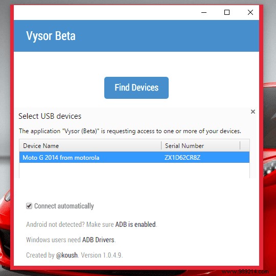 How to Remotely Control Your Android Device with Vysor on Chrome