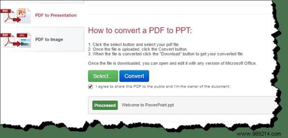 Top Free Online PDF to PowerPoint Converters: No Watermarks or Sign-Ups