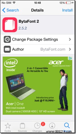 How to Install and Apply Custom Fonts on Your Jailbroken iPhone with BytaFont 2